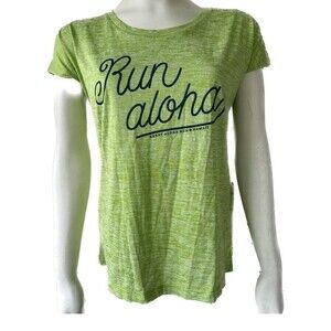 Sport-Tek Great Aloha Run Green Women Runners T-shirt Size XS NWOT